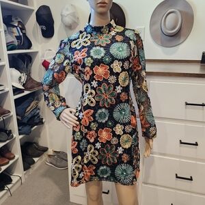 NWT Vici Embroidered Floral Dress